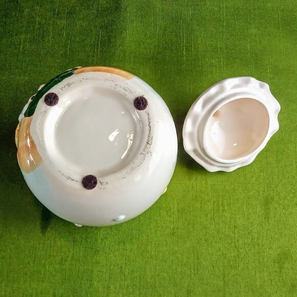 Spring Chicks Pastel Ceramic Egg Jar with Lid - Picture 4 of 5